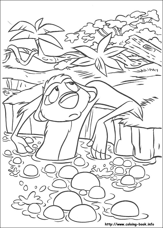 The Lion King coloring picture